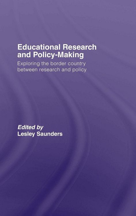 Produktbild: Educational Research and Policy-Making