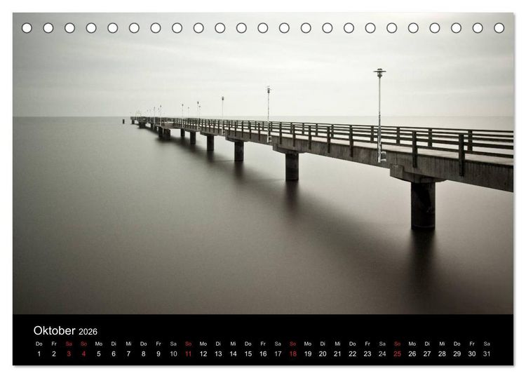 Produktbild: Usedom 2026 Rendezvous zwischen Ahlbeck und Heringsdorf (Tischkalender 2026 DIN A5 quer), CALVENDO Monatskalender