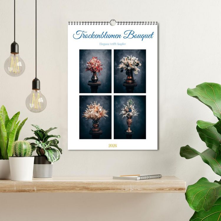 Produktbild: Trockenblumen Bouquet (Wandkalender 2026 DIN A3 hoch), CALVENDO Monatskalender