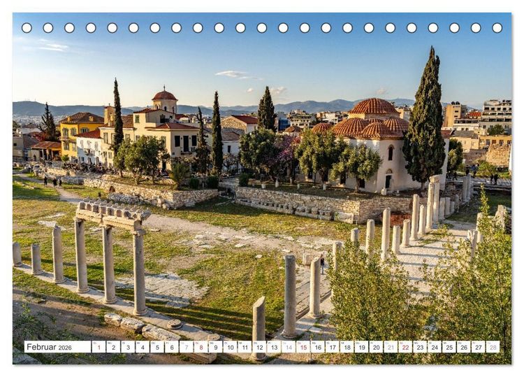 Produktbild: Griechenland - Athen (Tischkalender 2026 DIN A5 quer), CALVENDO Monatskalender