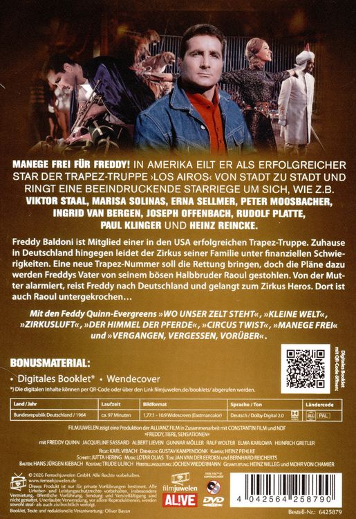 Produktbild: Freddy, Tiere, Sensationen (Neuauflage - Standard-Edition)