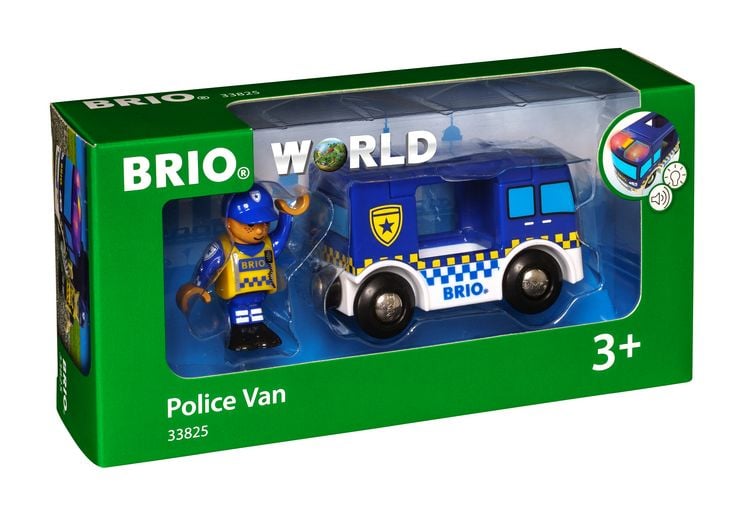 Produktbild: BRIO World - Polizeiwagen mit Licht und Sound