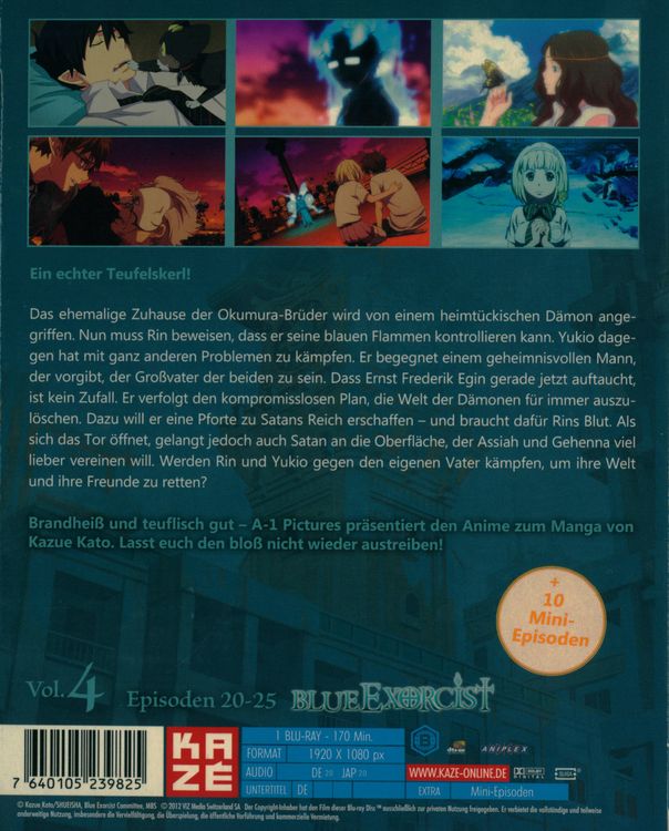 Produktbild: Blue Exorcist Vol. 4