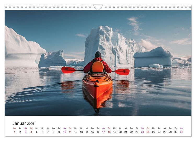 Produktbild: Abenteuer Outdoor (Wandkalender 2026 DIN A3 quer), CALVENDO Monatskalender
