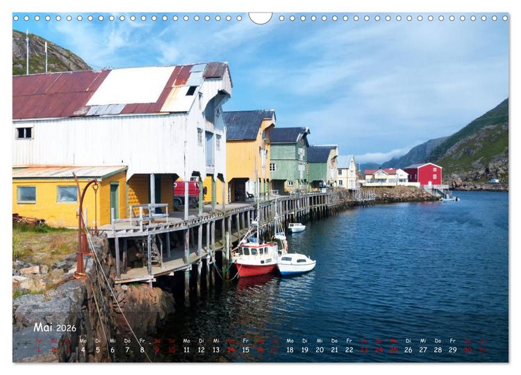 Produktbild: VESTERALEN UND LOFOTEN - Inselparadies im Eismeer (Wandkalender 2026 DIN A3 quer), CALVENDO Monatskalender