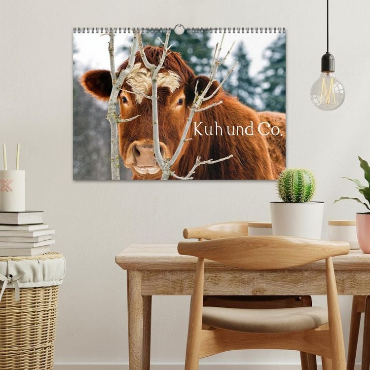 Produktbild: Kuh und Co. (Wandkalender 2026 DIN A3 quer), CALVENDO Monatskalender