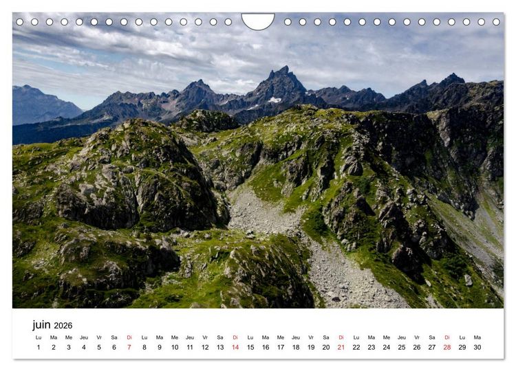 Produktbild: Le massif de Belledonne, vues sur les Alpes (Calendrier mural 2026 DIN A4 vertical), CALVENDO calendrier mensuel