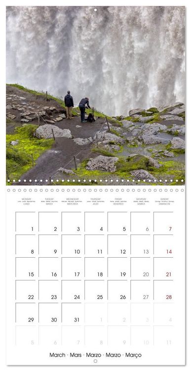 Produktbild: COLOURS OF ICELAND (Wall Calendar 2027 12 &times; 12 Inch) CALVENDO 12 Month Wall Calendar