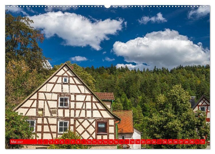 Produktbild: M&uuml;hlheim an der Donau (Wandkalender 2027 DIN A2 quer), CALVENDO Monatskalender
