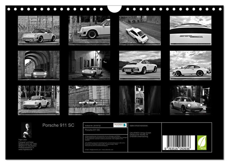 Produktbild: Porsche 911 SC (Wandkalender 2026 DIN A4 quer), CALVENDO Monatskalender