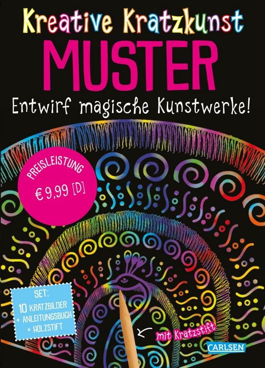 Produktbild: Kratzbilder f&uuml;r Kinder: Kreative Kratzkunst: Muster