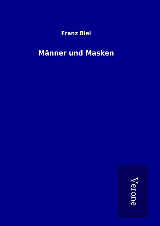 Produktbild: M&auml;nner und Masken