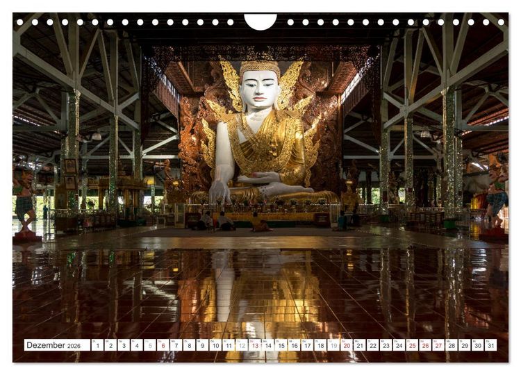 Produktbild: Siddhartha Gautama - Buddha (Wandkalender 2026 DIN A4 quer), CALVENDO Monatskalender