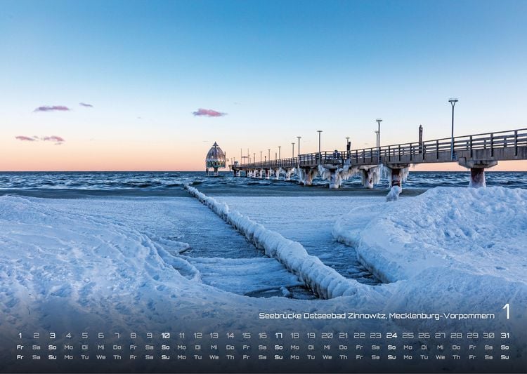 Produktbild: Deutschland - eine Reise zu bezaubernden Landschaften und Sehensw&uuml;rdigkeiten - 2027 - Kalender DIN A3