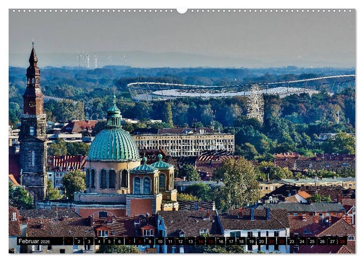 Produktbild: Hannover - Luftige Einblicke (hochwertiger Premium Wandkalender 2026 DIN A2 quer), Kunstdruck in Hochglanz