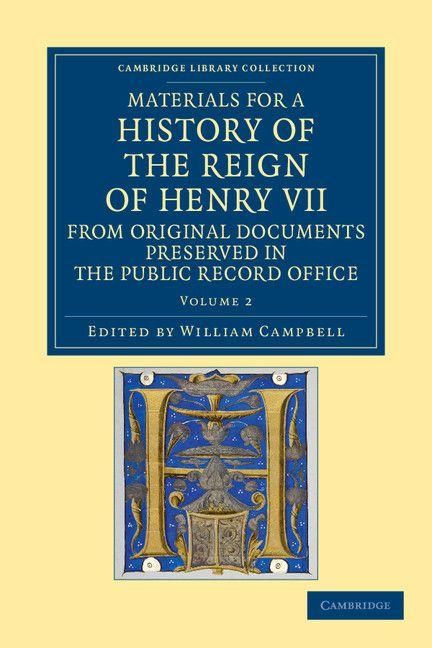 Produktbild: Materials for a History of the Reign of Henry VII - Volume 2