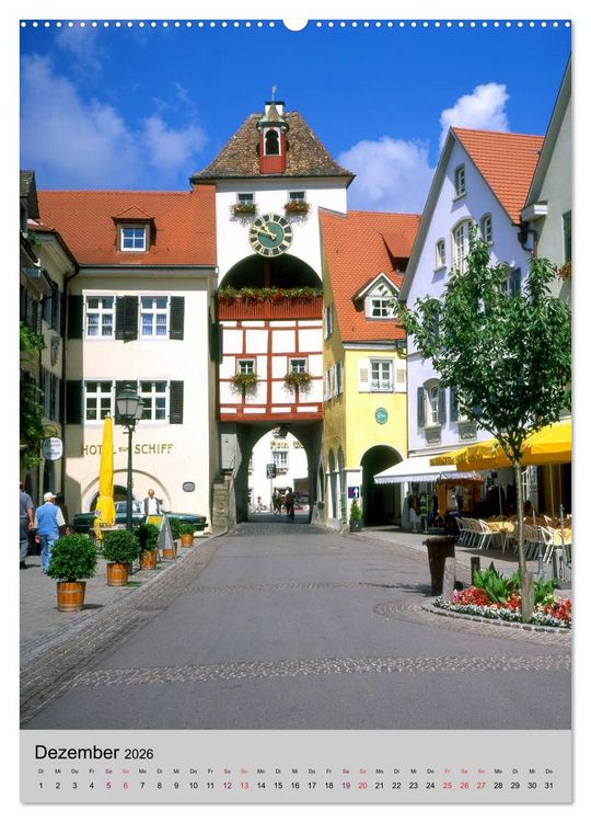 Produktbild: Der Bodensee mit seinen Sehensw&uuml;rdigkeiten (hochwertiger Premium Wandkalender 2026 DIN A2 hoch), Kunstdruck in Hochglanz