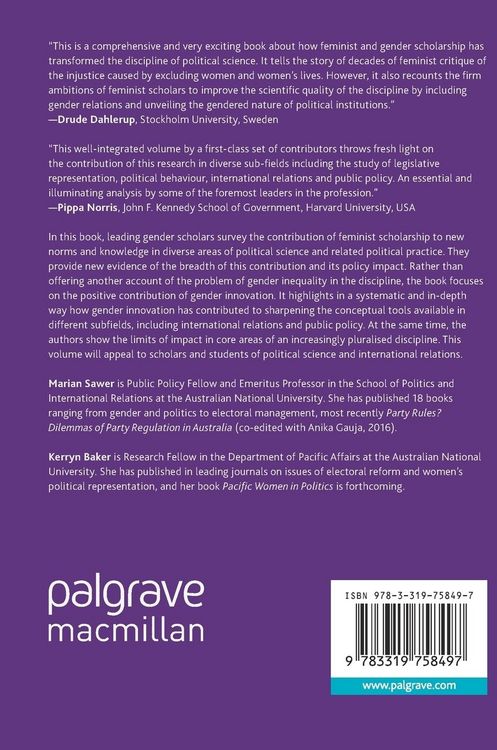 Produktbild: Gender Innovation in Political Science