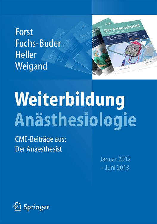 Produktbild: Weiterbildung An&auml;sthesiologie