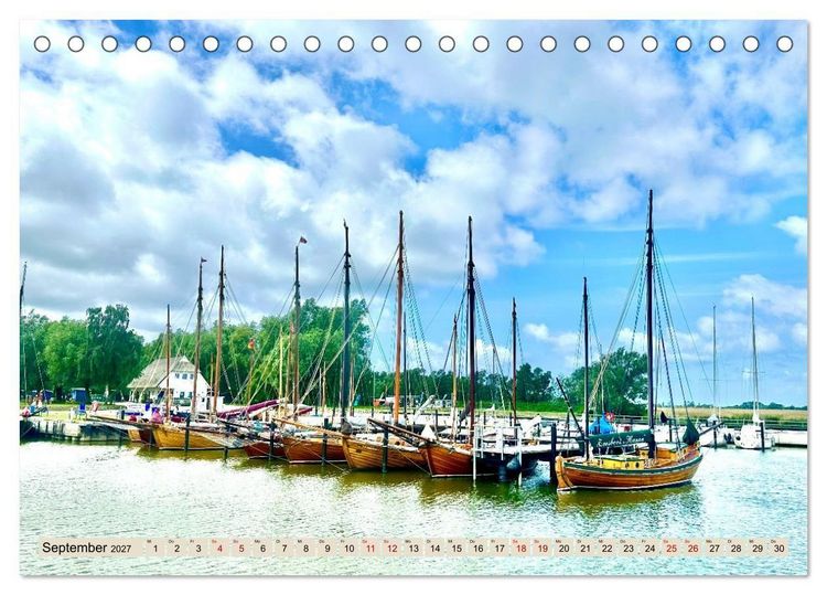 Produktbild: Fischland - Zwischen Ostsee und Bodden (Tischkalender 2027 DIN A5 quer), CALVENDO Monatskalender
