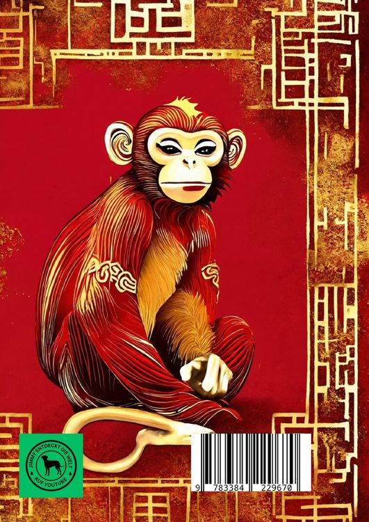 Produktbild: Tagebuch / Notizbuch Chinesische Tierkreis Affe