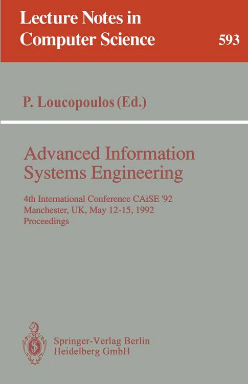 Produktbild: Advanced Information Systems Engineering