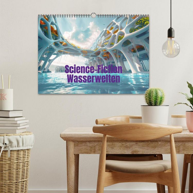 Produktbild: Science-Fiction Wasserwelten (Wandkalender 2026 DIN A3 quer), CALVENDO Monatskalender