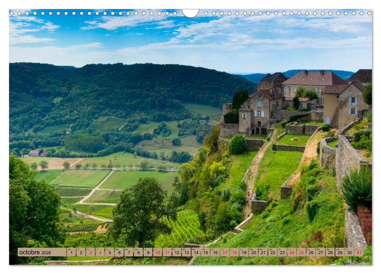 Produktbild: La Franche-Comt&eacute; magique (Calendrier mural 2026 DIN A3 vertical), CALVENDO calendrier mensuel