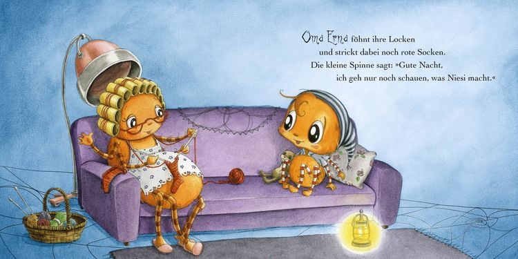 Produktbild: Die kleine Spinne Widerlich sagt Gute Nacht (Pappbilderbuch)