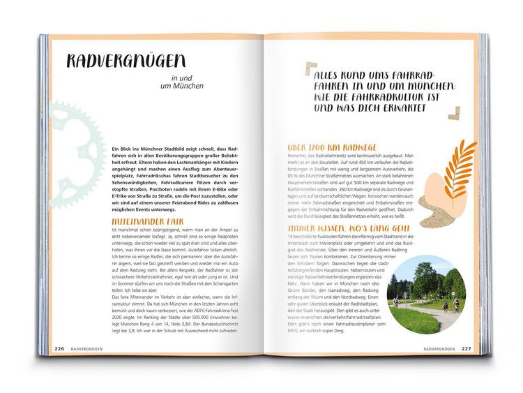Produktbild: KOMPASS Radvergn&uuml;gen in und um M&uuml;nchen