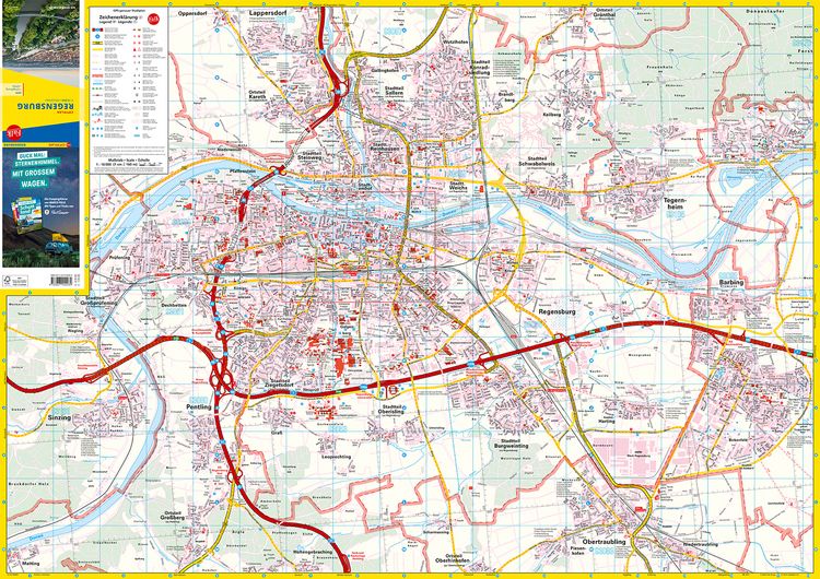 Produktbild: Falk Cityplan Regensburg 1:16.000