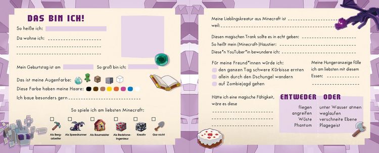 Produktbild: Das Freundebuch f&uuml;r Minecraft-Fans