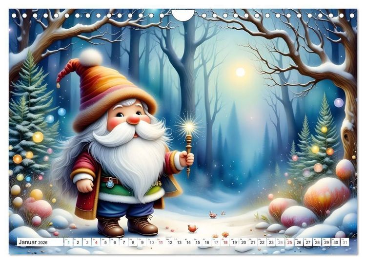 Produktbild: Zauberhafte Fabelwelt (Wandkalender 2026 DIN A4 quer), CALVENDO Monatskalender