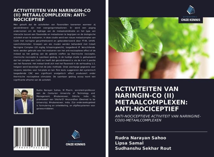 Produktbild: Activiteiten Van Naringin-Co (ii) Metaalcomplexen: Anti-Nociceptief