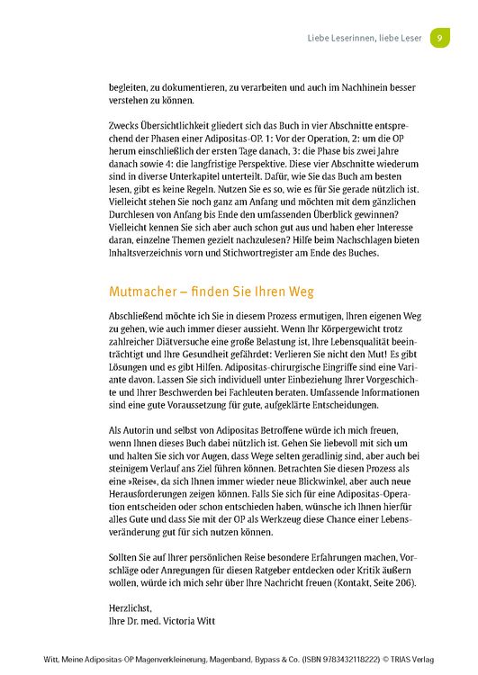 Produktbild: Meine Adipositas-OP. Magenverkleinerung, Magenband, Bypass & Co.