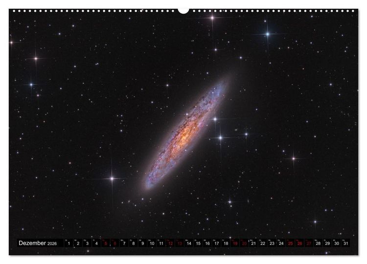 Produktbild: Galaxien im Universum (Wandkalender 2026 DIN A2 quer), CALVENDO Monatskalender