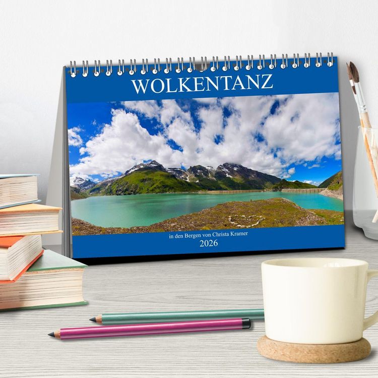 Produktbild: Wolkentanz (Tischkalender 2026 DIN A5 quer), CALVENDO Monatskalender