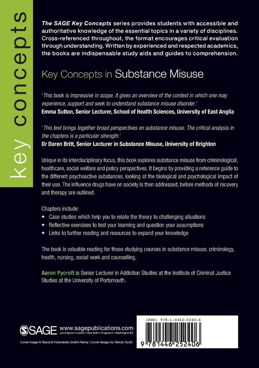 Produktbild: Key Concepts in Substance Misuse