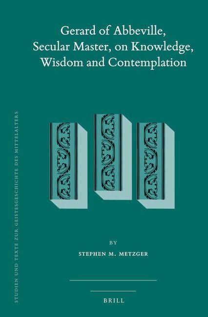 Produktbild: Gerard of Abbeville, Secular Master, on Knowledge, Wisdom and Contemplation