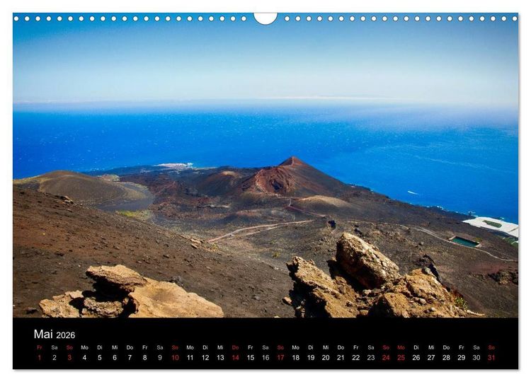 Produktbild: Naturblicke - La Palma (Wandkalender 2026 DIN A3 quer), CALVENDO Monatskalender