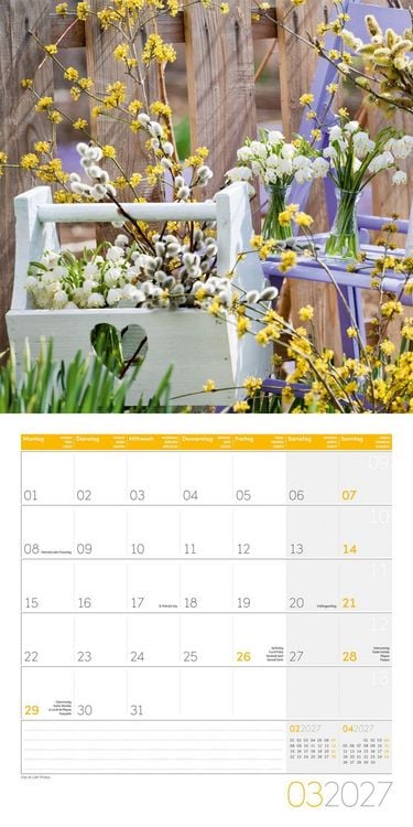 Produktbild: Blumenzauber Kalender 2027 - 30x30 - Art12