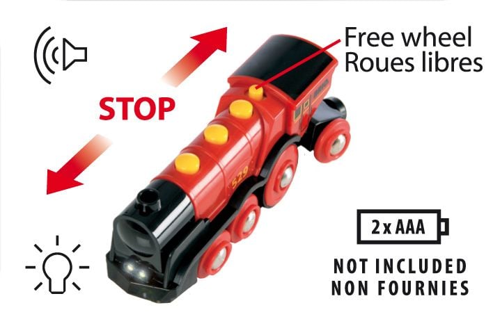 Produktbild: Brio Rote Lola Batterielok