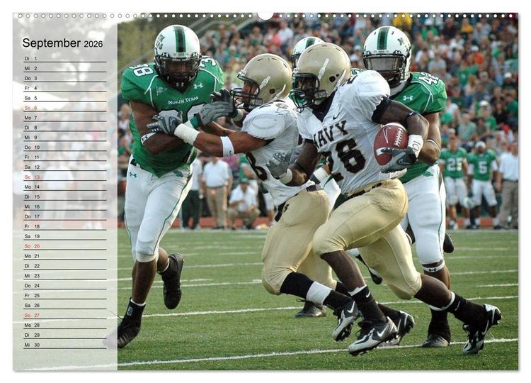 Produktbild: Sport. American Football (hochwertiger Premium Wandkalender 2026 DIN A2 quer), Kunstdruck in Hochglanz