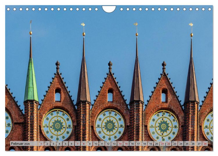 Produktbild: Stralsunder Impressionen (Wandkalender 2026 DIN A4 quer), CALVENDO Monatskalender