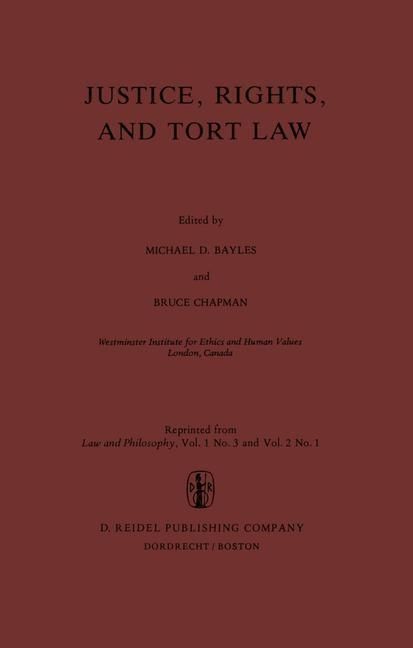 Produktbild: Justice, Rights, and Tort Law