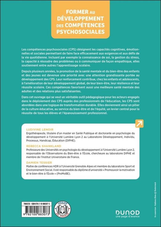 Produktbild: Former au d&eacute;veloppement des comp&eacute;tences psychosociales