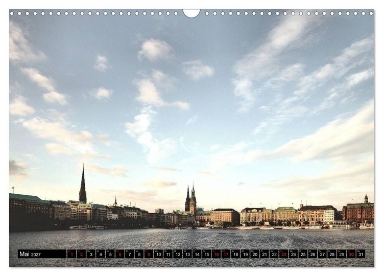Produktbild: Hamburg - die sch&ouml;nste Stadt der Welt (Wandkalender 2027 DIN A3 quer), CALVENDO Monatskalender