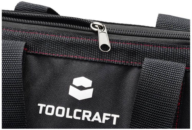Produktbild: TOOLCRAFT TO-9073200 Universal Werkzeugtasche mit gro&szlig;er &Ouml;ffnung (L x B x H) 320 x 210 x 230 mm