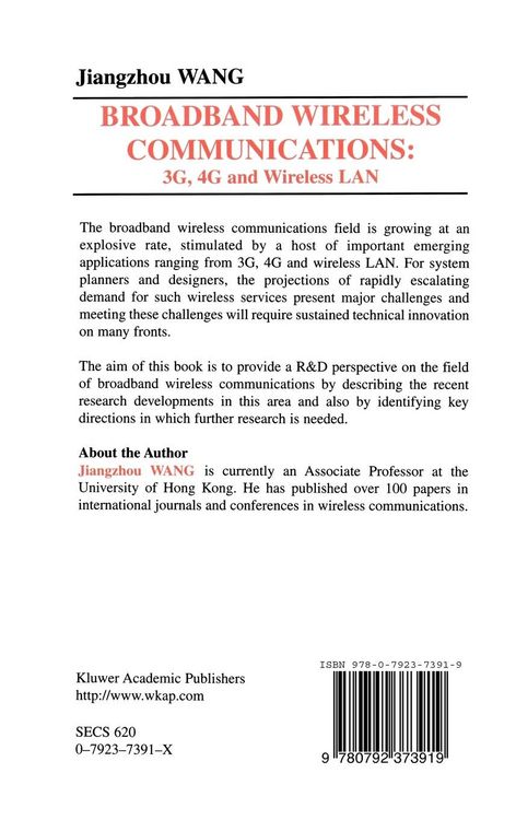 Produktbild: Broadband Wireless Communications