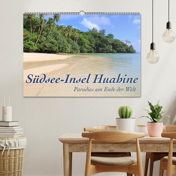 Produktbild: S&uuml;dsee-Insel Huahine - Paradies am Ende der Welt (Wandkalender 2026 DIN A2 quer), CALVENDO Monatskalender